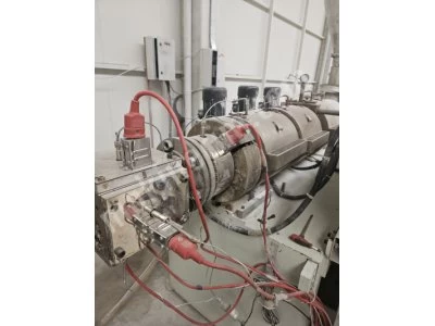 80/156 Conical Twin Screw Pvc Profile Extrusion Line