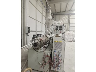 80/156 Conical Twin Screw Pvc Profile Extrusion Line