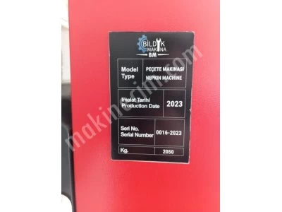 Satılık Kare Peçete Makinesi Gofraj
