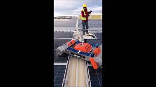 Yatay Solar Panel Yıkama Robotu