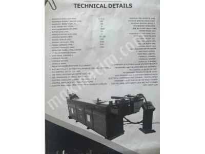 Bbend Nc 65 Boru Bükme Makinası