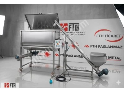 Yatay Karıştırıcı Mikser - Fetih Makina Paslanmaz