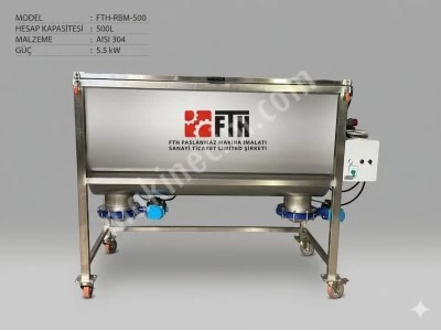 Yatay Karıştırıcı Mikser - Fetih Makina Paslanmaz