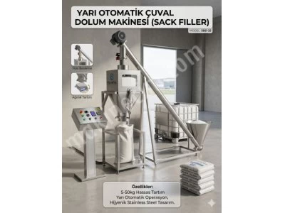 Yarı Otomatik Çuval Dolum Makinesi - Fth Paslanmaz & Makina