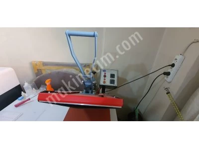 150X100 Tem Taş Baskı ve Tekstil Baskı Presi Tam Otomatik