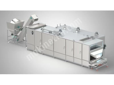 500 Kg/H Belt Type Turbo Roasting Machine For Nuts and Seeds