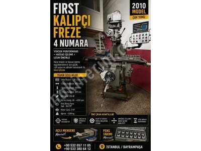 Fırst 4 Numara Kalıpçı Freze | 2010 Model | Dijitalli | Full Aksesuarlı!