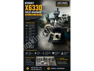 2023 Model Koway X6330 Üniversal Freze | Çok Az Kullanılmış | Sıfır Ayarında!