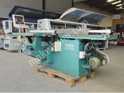 2.El Komple Planya Makinesi Hasdem 40 Cm Orjinal 3 Bıçaklı 230 Cm Tabla Boyu
