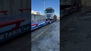 14M 80 Ton Çukurlu Tır Tartımı