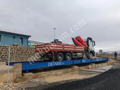 Yüksek Kapasiteli Beton Üstü Tır Kantarı