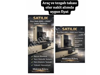 Dev Yüzey Taşlama