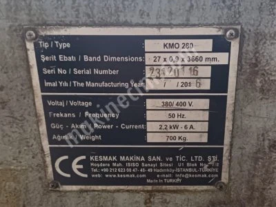 Satılık Kesmak 280 Testere