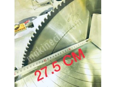 Alüminyum 600 Mm Testereli Alüminyum Alttan Çıkma Kesim Yeni Anadolu Makinadan