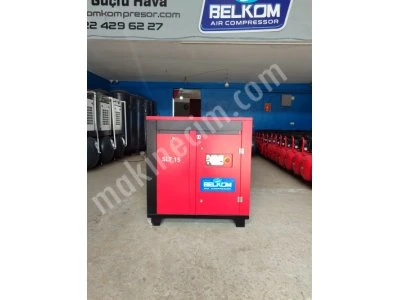 500 Litre (15 Kw) 20 Hp 8 Bar Vidalı Kompresör Set Halinde-Sıfır