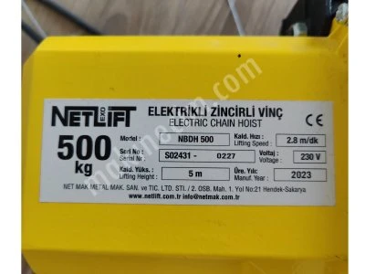 Netlift 500Kg Zincirli