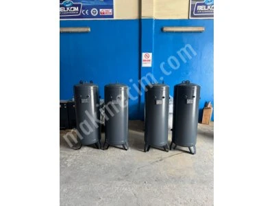 200 Litre Kompresör İçin Yatay-Dikey Hava Tankı (12-8 Bar-Ce Belgeli)