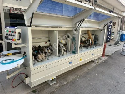 Ayzaband 4 Ka Başson Kesmeli Kanal Açmalı Solventli Pvc Kenar Bantlama Makinası