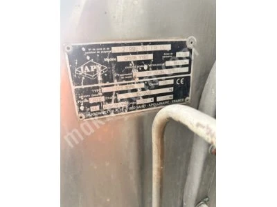 Satılık Japy 4.000 Lt Süt Soğutma Tankı
