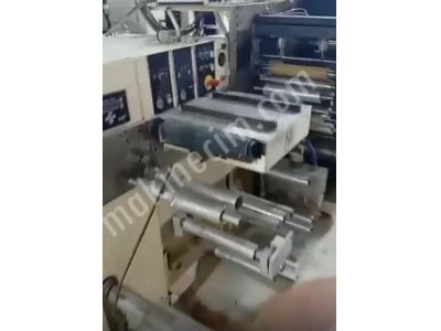 8 Renkli Rulo Etiket Baskı Makinası