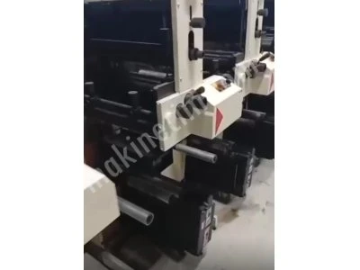 8 Renkli Rulo Etiket Baskı Makinası