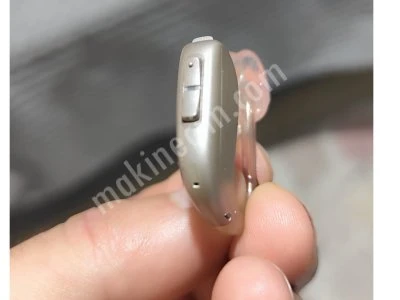 Oticon Marka Işitme Cihazı Ileri Derecede Işitme Kaybı Için Çok Iyi 150 Adet Pili Var Iki Hafta Kullanıldı Bluetooth Bağlantısı Var