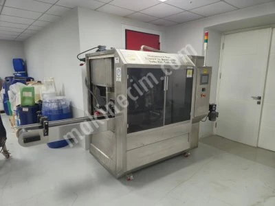 Sıvı Yarı Katı Servo Motorlu Konveyörlü Dolum Makinası - Isıtıcı Ve Karıştırıcılı Çift Kazanlı