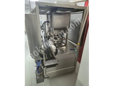 Sıvı Yarı Katı Servo Motorlu Konveyörlü Dolum Makinası - Isıtıcı ve Karıştırıcılı Çift Kazanlı