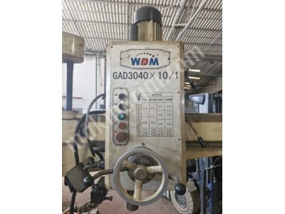 2011 Model Wdm3040 Radyal Matkap