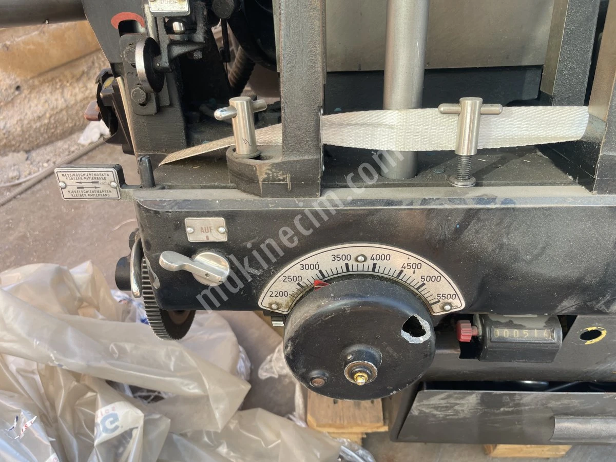 Heidelberg Orijinal 1 Numara Maşa (26×38) Otomatik Tipo Baskı Makinesi