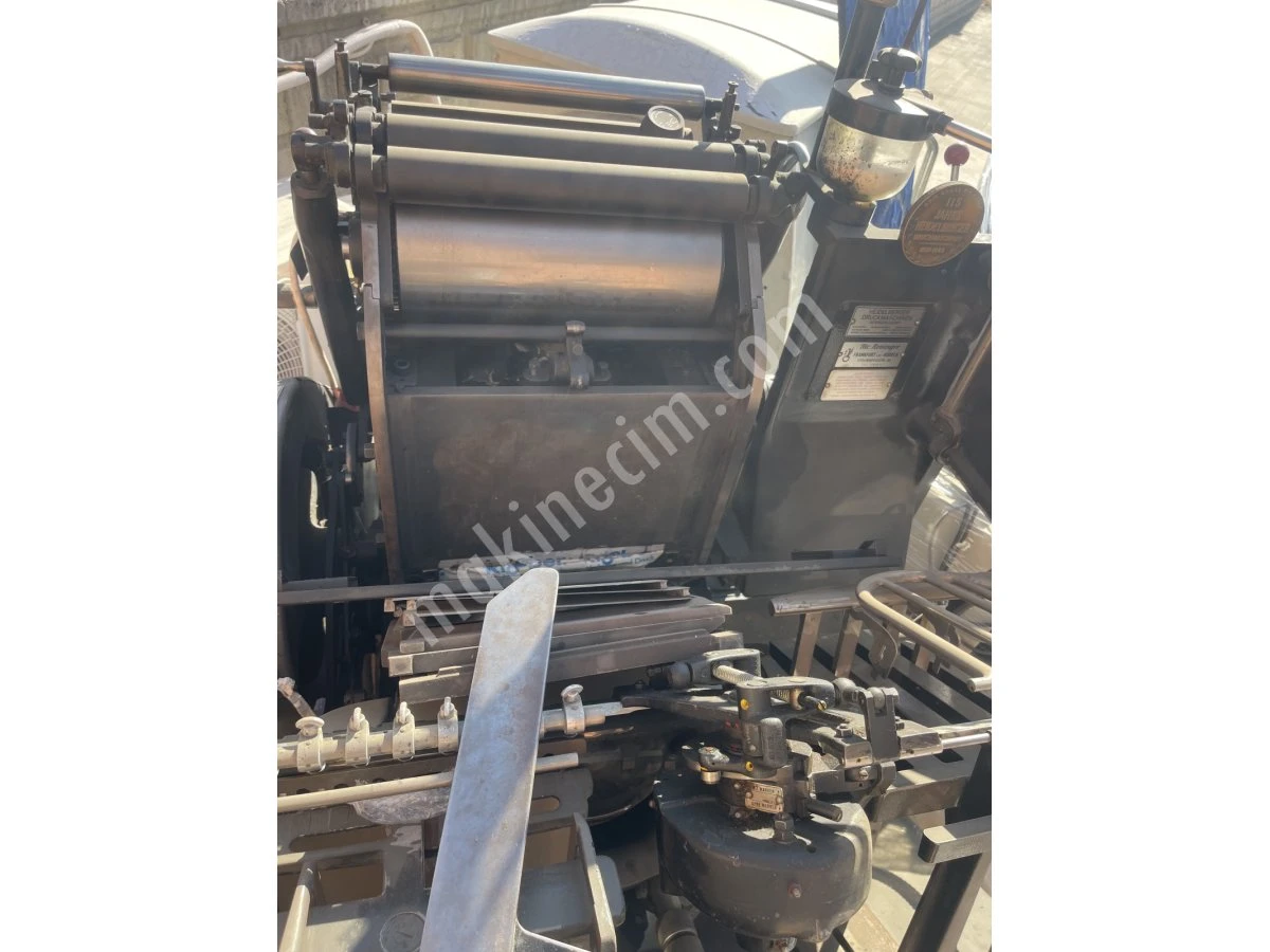 Heidelberg Orijinal 1 Numara Maşa (26×38) Otomatik Tipo Baskı Makinesi