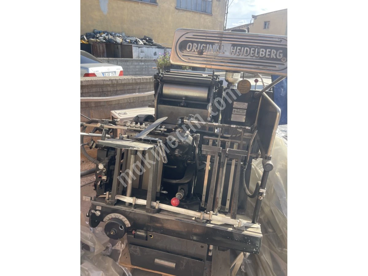 Heidelberg Orijinal 1 Numara Maşa (26×38) Otomatik Tipo Baskı Makinesi