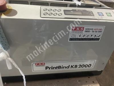 Fks Printbind Kb 2000 Sıcak Tutkallı Kitap Ciltleme Makinesi | Perfect Binder
