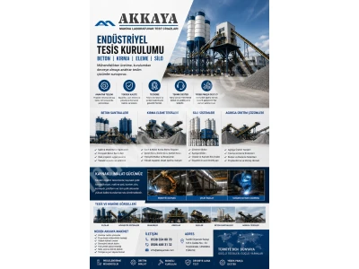 Anahtar Teslim Beton Santrali | Kırma Eleme Tesisi | Silo İmalatı