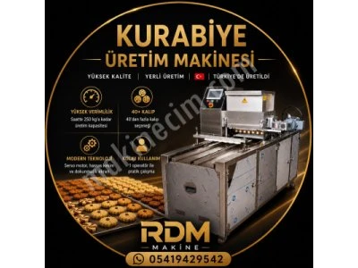 Kurabiye Uretim ve Şekillendirme Makinesi
