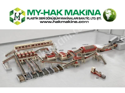 Evsel Atık Ayrıştırma Hattı Katı Atık Ayrıştırma Sistemleri Atık Çöp Geri Dönüşüm Tesisleri
