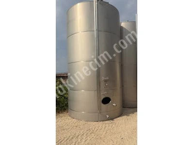 Germetal 35 Ton 304 Paslanmaz Çelik Dikey Depolama Tankı