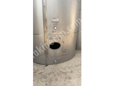 Germetal 35 Ton 304 Paslanmaz Çelik Dikey Depolama Tankı