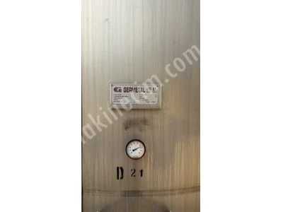 Germetal 35 Ton 304 Paslanmaz Çelik Dikey Depolama Tankı