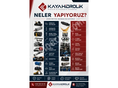 Beton Pompaları Hidrolik Parçaları