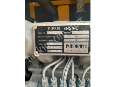 Aksa Apd 125A , 115 Kva , Kabinli Jeneratör