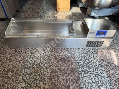 Öztiryakiler Pizza Hazırlık Ünütesi Pleksiglass Kapaklı