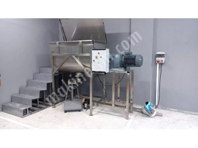 1000 Litre Ribbon Toz Karıştırıcı | Paslanmaz Ribbon Mikser | Chromtor
