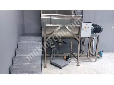 1000 Litre Ribbon Toz Karıştırıcı | Paslanmaz Ribbon Mikser | Chromtor