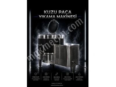 Kuzu Paça Temizleme Makinesi | Chromtor