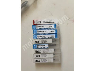 Linix Cnc Router Tek Ağız Freze Uçları Sıfır Toplu Set