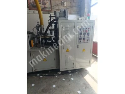 Temiz Çalışır Durumda Karton Bardak Makinesi