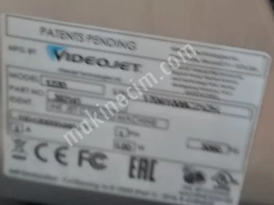 55 Saatte! Videojet 1210 Kodlama Makinesi – Temiz Durumda – Kaçırılmayacak Fırsat