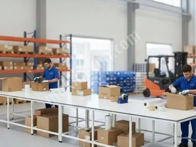 Paketleme Çalışma Ambalaj Masaları
