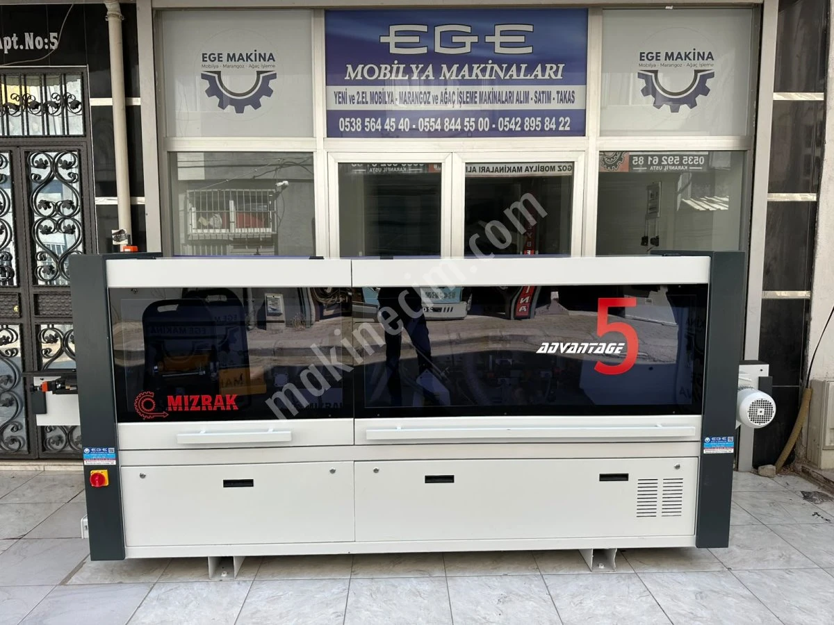 (Sıfır) Mızrak Advantage 5 Ön Frezeli Pvc Kenar Bantlama Makinası
